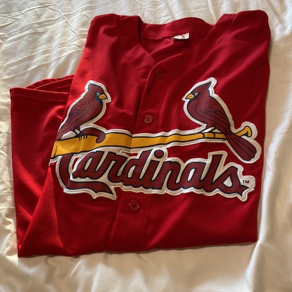 St.Louis Cardinals Jersey SZ XL Red - Picture 15 of 15
